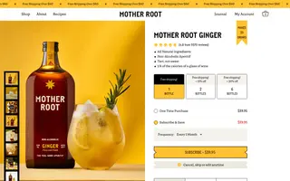 Mother Root homepage website preview