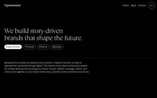 Upstatement homepage website preview