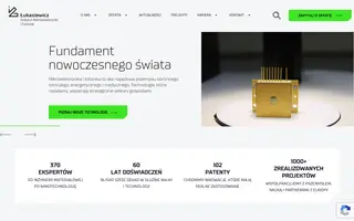 Łukasiewicz - IMiF homepage website preview