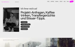Nikolai Dobreff homepage website preview