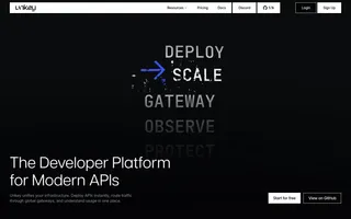 Unkey homepage website preview