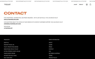 The Feelist homepage website preview