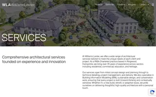 Williams Lester homepage website preview
