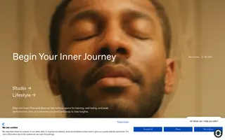 Inner flow homepage website preview