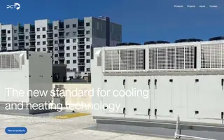 Polar Cooling Technologies homepage website preview