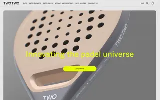 TWOTWO homepage website preview