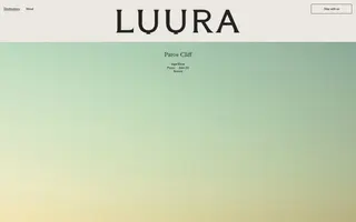 Luura homepage website preview