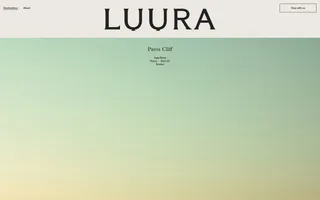 Luura homepage website preview