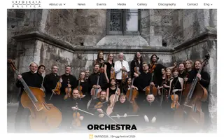 Kremerata Baltica homepage website preview