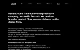DoubleDouble homepage website preview