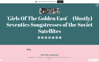 Girls Of The Golden East homepage website preview