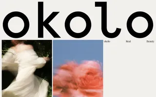 Okolo homepage website preview