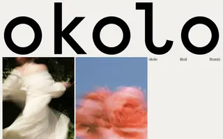 Okolo homepage website preview