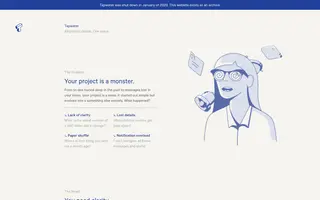 Tapwater homepage website preview