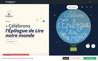 Lire notre monde homepage website preview
