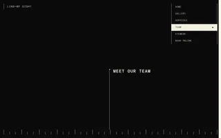 Line of Sight homepage website preview