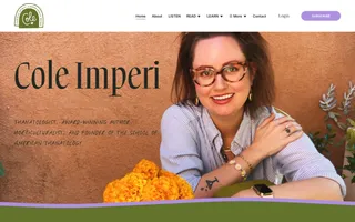 Cole Imperi homepage website preview