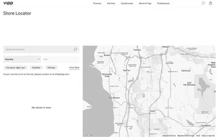 Vipp homepage website preview