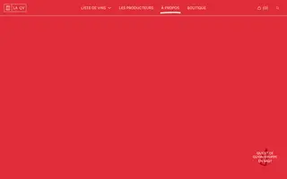 La QV homepage website preview