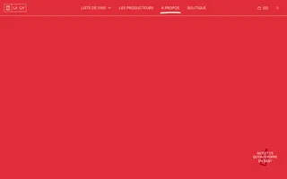 La QV homepage website preview