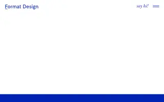 Format Design homepage website preview