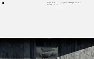 Büro 247 homepage website preview