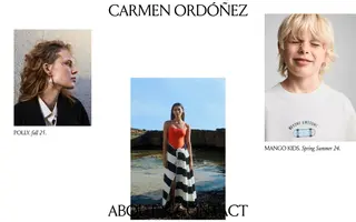 Carmen Ordóñez homepage website preview