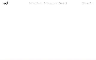 Red Edition homepage website preview