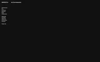 Manos homepage website preview