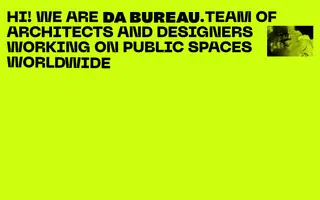 DA BUREAU homepage website preview