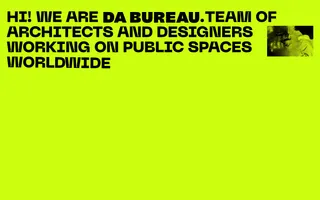 DA BUREAU homepage website preview