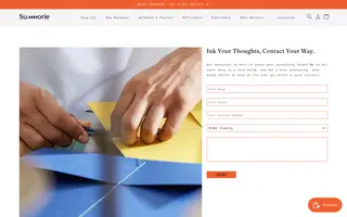 Summorie homepage website preview