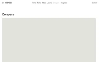 work kit homepage website preview
