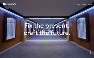 Meaningful homepage website preview