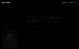 Upstatement homepage website preview
