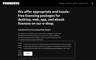 Foundry5 homepage website preview