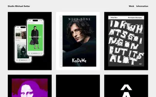 Studio Michael Satter homepage website preview