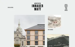 Innauer Matt homepage website preview