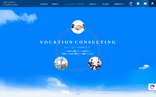 Vocation Consulting homepage website preview