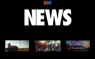 Big Productions homepage website preview