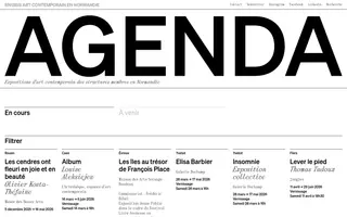 Agenda homepage website preview