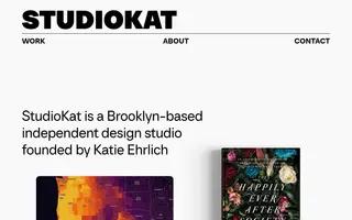 StudioKat homepage website preview