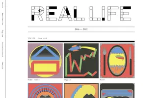 Real Life homepage website preview