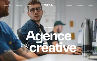 Troa homepage website preview