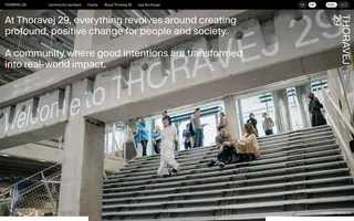 Thoravej 29 homepage website preview