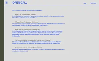 Embassy of Internet homepage website preview