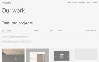 Wildlabs homepage website preview