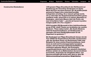 Constructive Disobedience homepage website preview