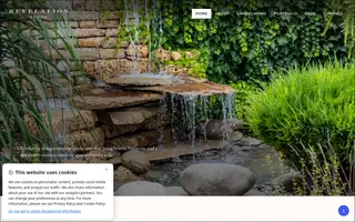 Revelation Design homepage website preview