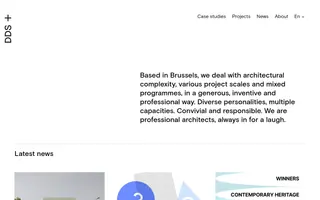 DDS+ homepage website preview